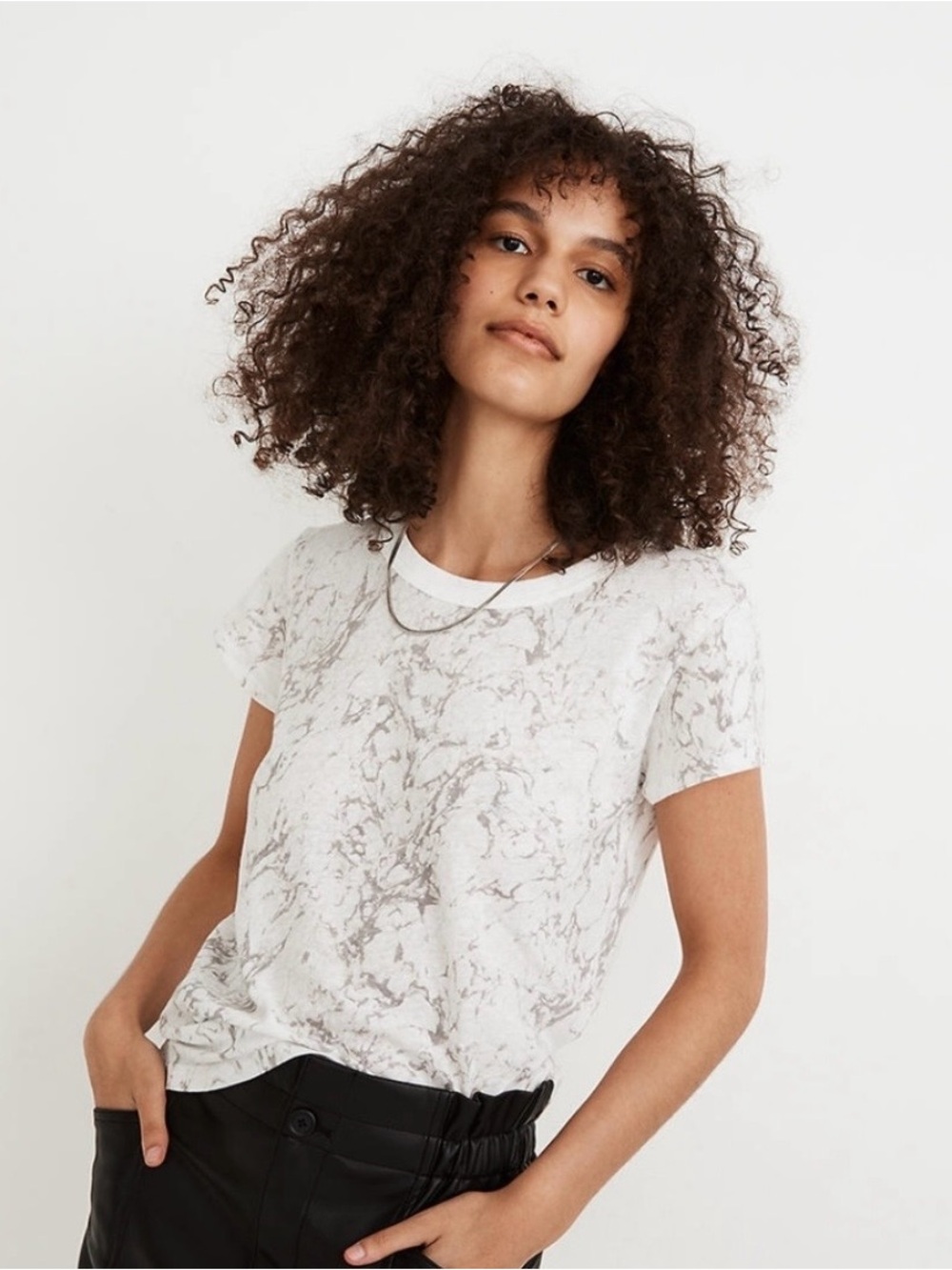 Madewell T Shirt Tee Marble Size Small Women’s